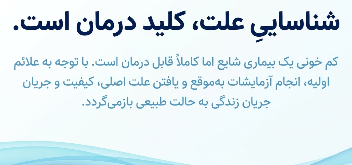 نتیجه‌گیری کم خونی